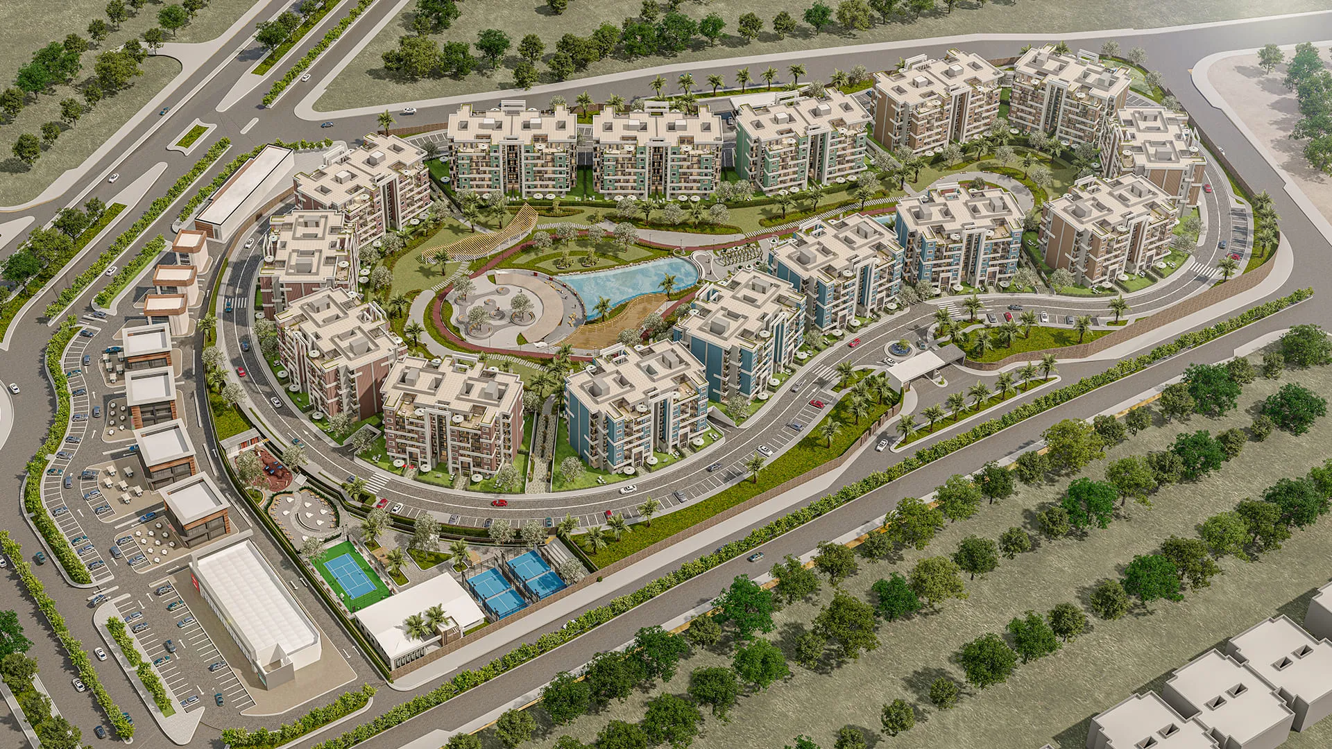 rock white compound location map