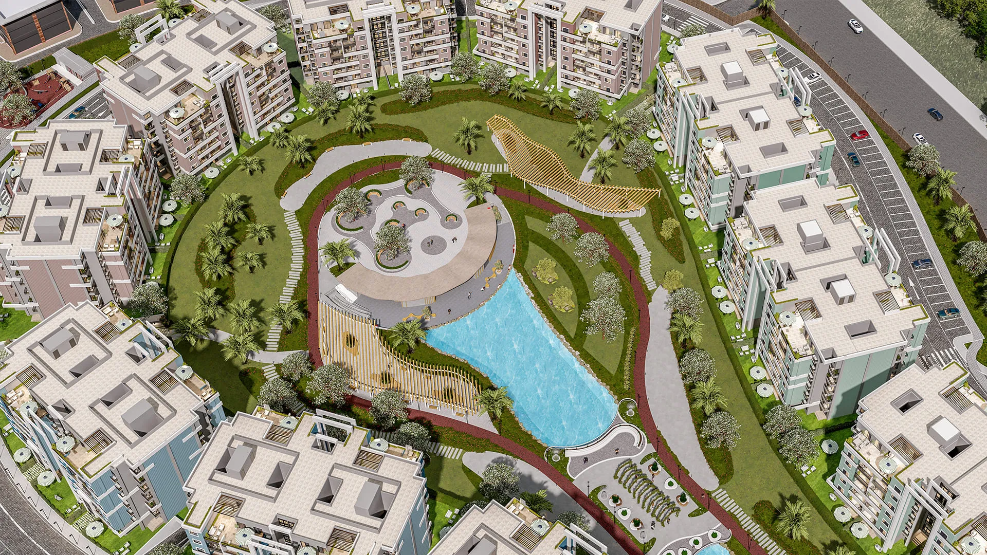 rock white new cairo modern interior finishing